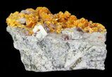 Orpiment & Realgar with Barite Crystals - Peru #63806-2